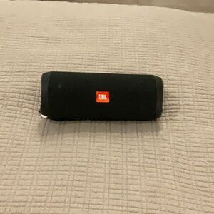 JBL Black Portable Speaker with Bluetooth and Compact Design